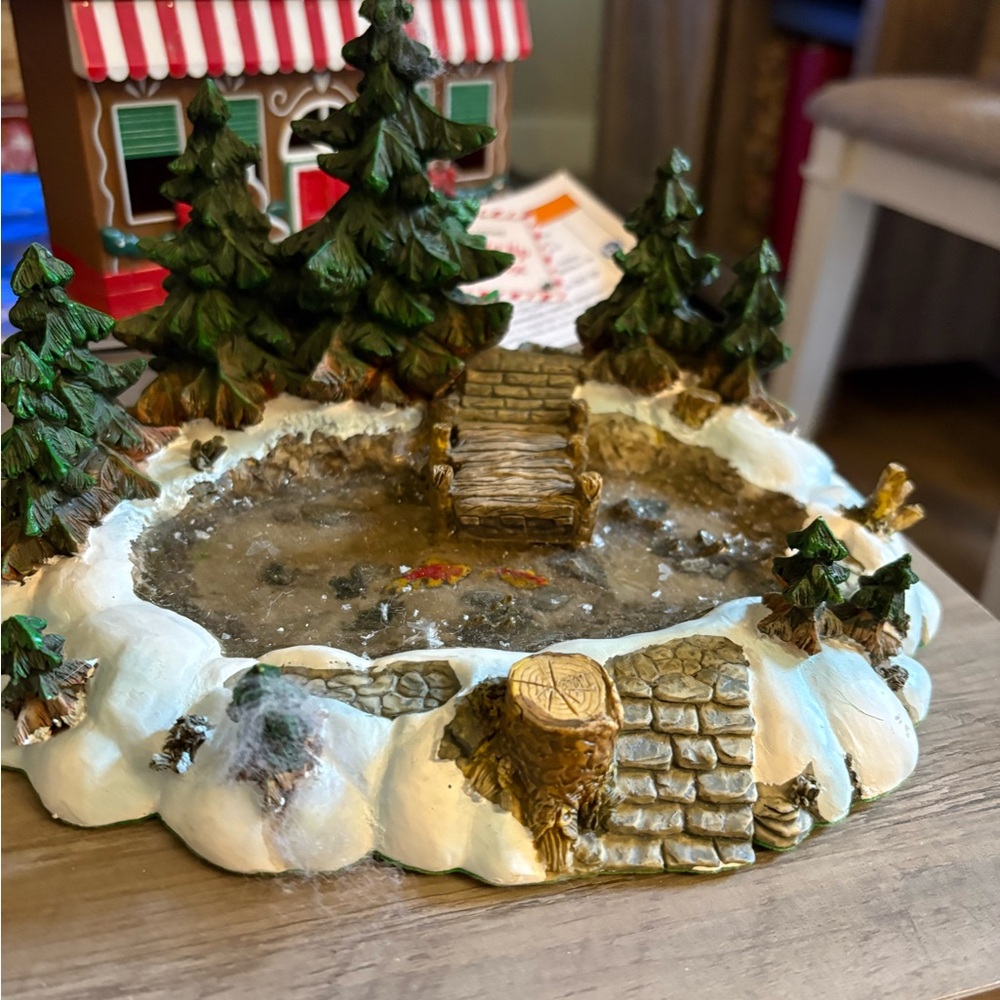 Department 56 Winter Wonderland Skating Pond with Bridge - Picture 2 of 7